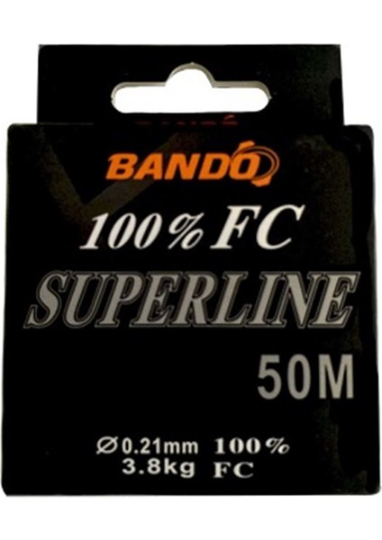 Süperline Leader %100 Fluorocarbon 50M Misina 0.38MM
