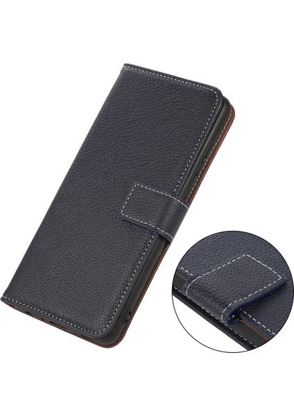 Litchi Doku Telefon Kılıfı Xiaomi Redmi Notu 11 Pro Mavi (Yurt Dışından) modelleri