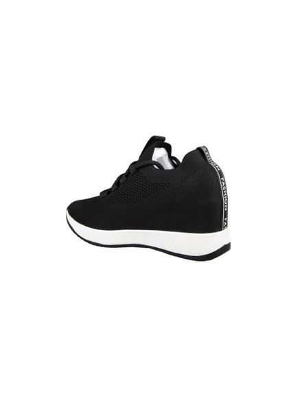 Guja 22Y305 Dolgu Topuk Siyah Kadın Sneakers