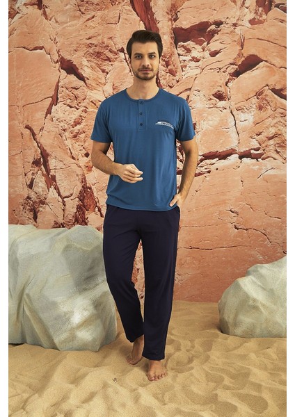 Erkek Kısa Kol Pijama Takımı