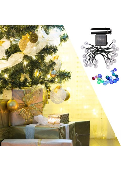 20 LED Güneş Dize Işıkları Açık Bahçe Yard Dekor Lamba Su Geçirmez Renk (Yurt Dışından) fiyatları