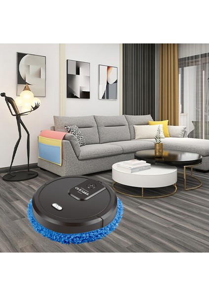Islak ve Kuru Siyah Yetenekli Akıllı Ev Süpürme Robotu (Yurt Dışından)