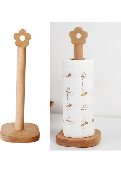 Yaratıcı Sevimli Kağıt Havlu Standı Ücretsiz Ayakta Çiçek-Şekilli Tezgah Aksesuarları - Büyük (Yurt Dışından) fiyatları