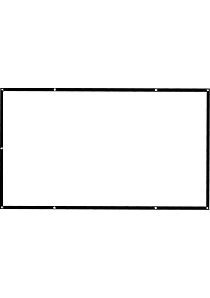 60-150 Inç Projeksiyon Ekranı, 16: 9/4: 3 Katlanabilir Anti-Projektör Ekranı 72 (159X90CM) 16: 9 (Yurt Dışından)