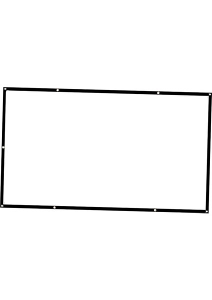 60-150 Inç Projeksiyon Ekranı, 16: 9/4: 3 Katlanabilir Anti-Projektör Ekranı 72 (159X90CM) 16: 9 (Yurt Dışından)