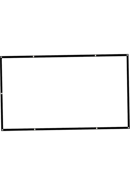 60-150 Inç Projeksiyon Ekranı, 16: 9/4: 3 Katlanabilir Anti-Projektör Ekranı 72 (159X90CM) 16: 9 (Yurt Dışından)