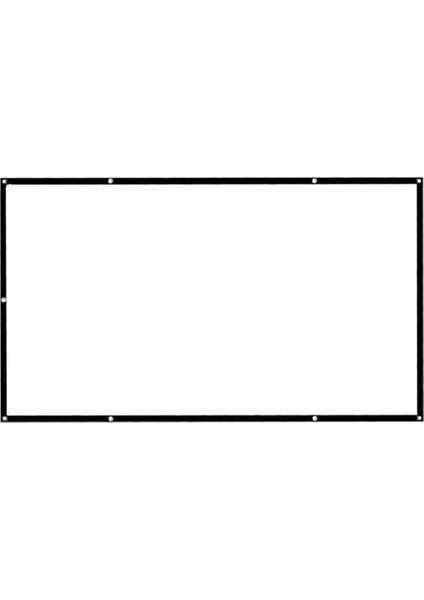 60-150 Inç Projeksiyon Ekranı, 16: 9/4: 3 Katlanabilir Anti-Projektör Ekranı 72 (159X90CM) 16: 9 (Yurt Dışından)