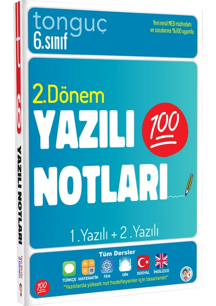 Tonguç Akademi 6. Sınıf Yazılı Notları 2. Dönem 1 ve 2. Yazılı