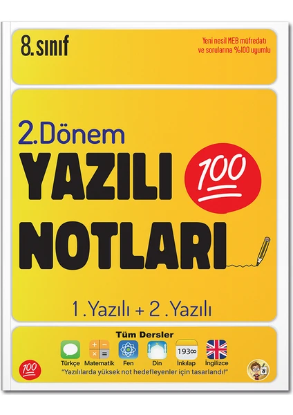 Tonguç Akademi 8. Sınıf Yazılı Notları 2. Dönem 1 ve 2. Yazılı