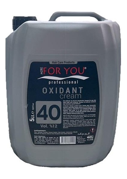 More For You Oksidan (12) 40 Vol 5 Litre