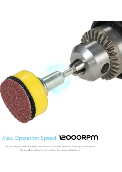 SHOPFOCUS100 Adet 25MM Aşındırıcı Kağıt Zımpara - Çok Renkli (Yurt Dışından) modelleri