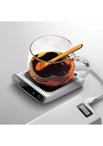 Ofis Masası Kullanımı Için Içilebilir USB Kahve Kupa Bardak Isıtıcı Ev Ofis Akıllı Elektrikli Içecek Isıtıcı 3 Sıcaklık Ayarlı (Yurt Dışından) fiyatları