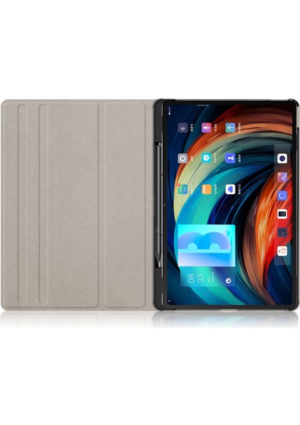 Lenovo Tab P12 Pro Için Deri Tablet Kılıfı (Yurt Dışından)