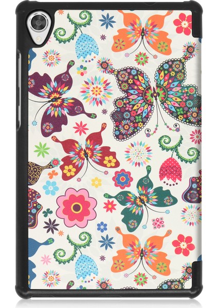 Lenovo Tab M8 3rd Gen Için Renkli Çizim Desen Kılıfı (Yurt Dışından)