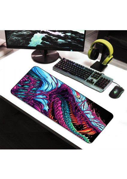 Hyp 90X40 cm Speed Kaymaz Taban Dikişli Mouse Pad Oyuncu Gamer