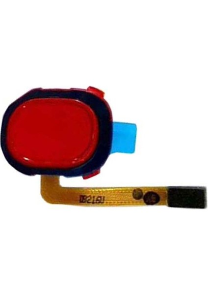 Samsung Galaxy A20 A205 Home Tuş Parmak Izi Okuyucu Film - Kırmızı