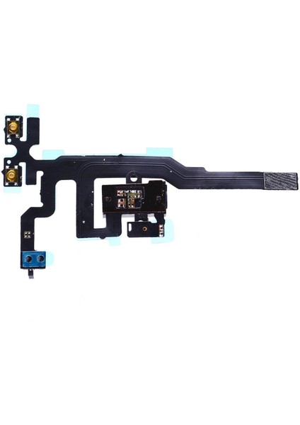 iPhone 4s Yan Ses Tuş Volume Flex Kulaklık Soketi Orijinal - Siyah