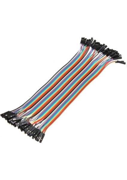 40 Adet Dişi-Dişi Jumper Kablo 20CM