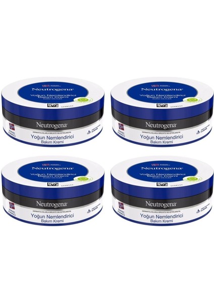 💧 Neutrogena Norveç Formülü Yoğun Nem Kremi – Kuru Cilt 200ML × 4’lü Avantaj Paket