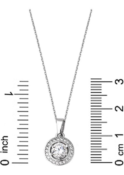 Tektaş 14 Ayar Beyaz Altın Kolye modelleri