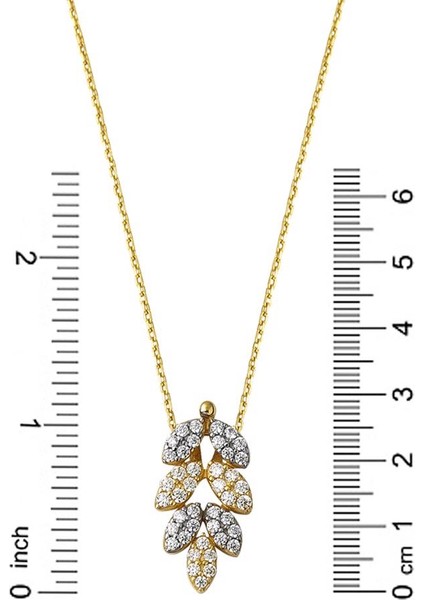 Yaprak 14 Ayar Altın Kolye modelleri