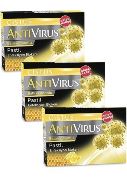 Cis Tus Antivirus Bal Limon 10 Pastil Avantaj Paketi 3 Lü