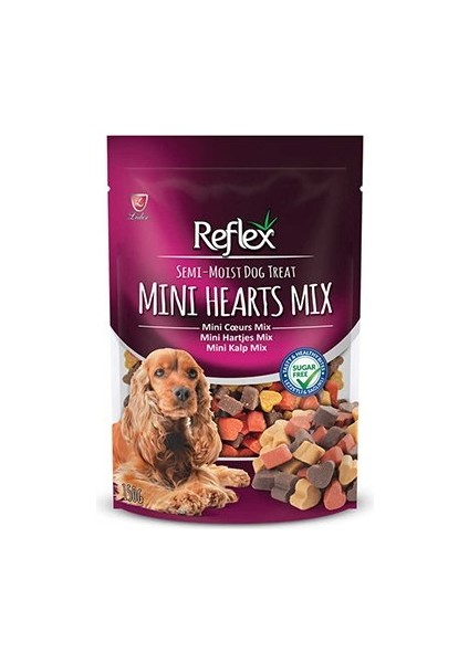 Reflex Mini Kalp Mix Köpek Ödül Maması 150 gr