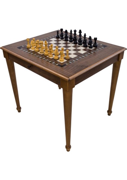 Satranç Masası Torna Ayak (70X80X72 Cm) Çekmeceli fiyatları