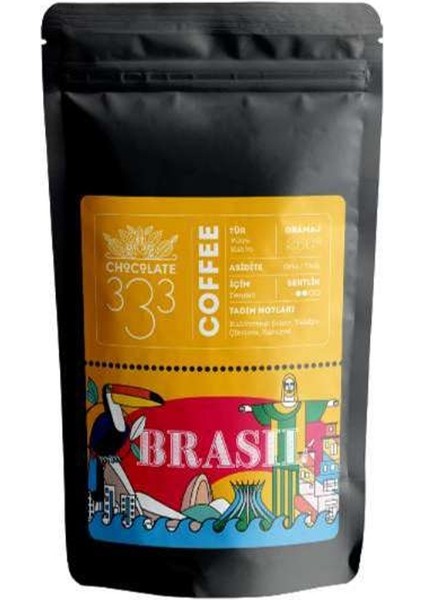 Chocolate 333 Brezilya Filtre Kahve 250 G