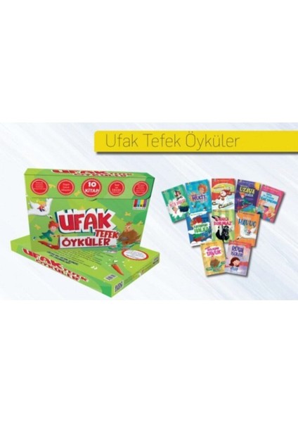 Ufak Tefek Öyküler Hikaye Seti 10 Kitap Test ve Etkinlik Çalışmaları