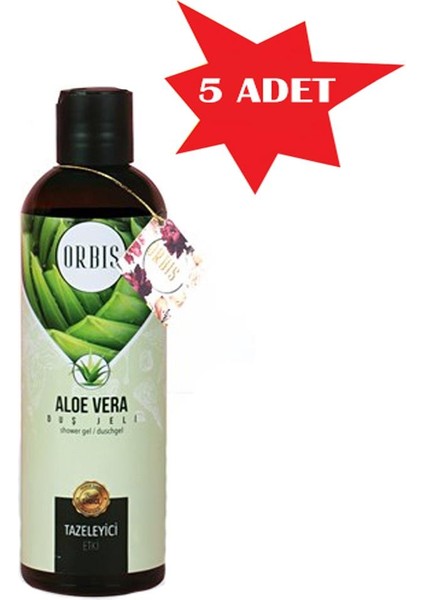 DUŞ JELİ 400 ML ALOA VERA ORBİS 5 ADET