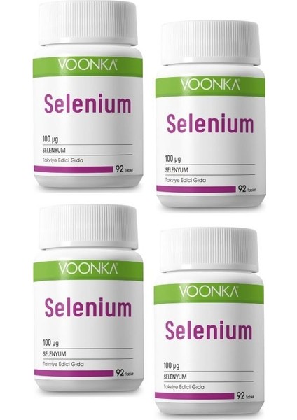 Selenium 100 Mg 92 Kapsül 4 Adet