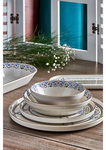 N3159 Mentol Jülide 27 Prç Yemek Takımı