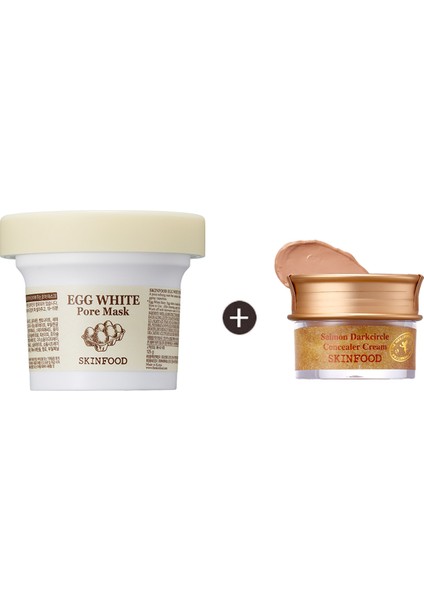 Egg White Pore Mask + Salmon Concealer (2)