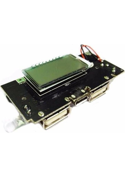 Arduino Çift USB Girişli 5V 2.1A Powerbank 18650 Batarya Şarj Modülü