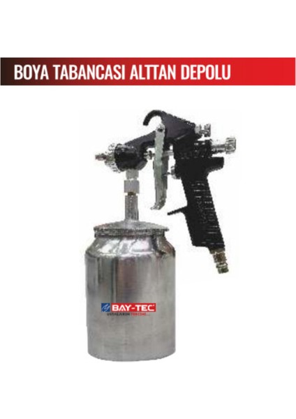 Bay-Tec Boya Tabancası Alttan Depolu 1000CC - 1.8mm