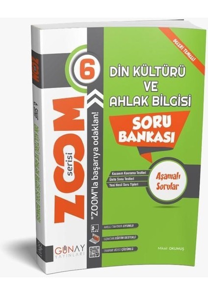 Gün&Ay Yayınları 6. Sınıf Din Kültürü ve Ahlak Bilgisi Zoom Soru Bankası