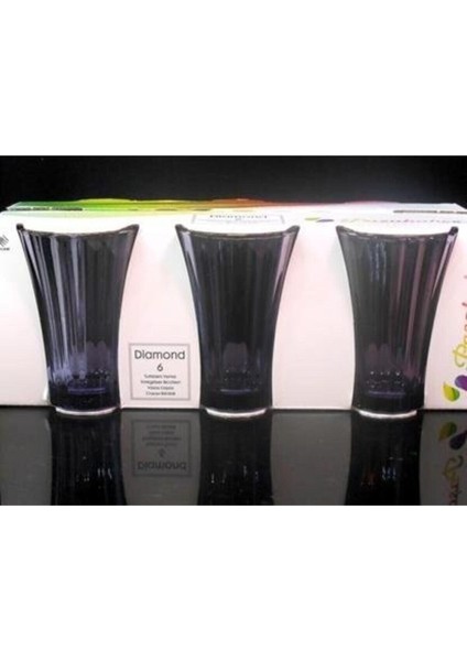 Diamond Mor Kahve Yanı Su Bardağı 110 cc 6'lı