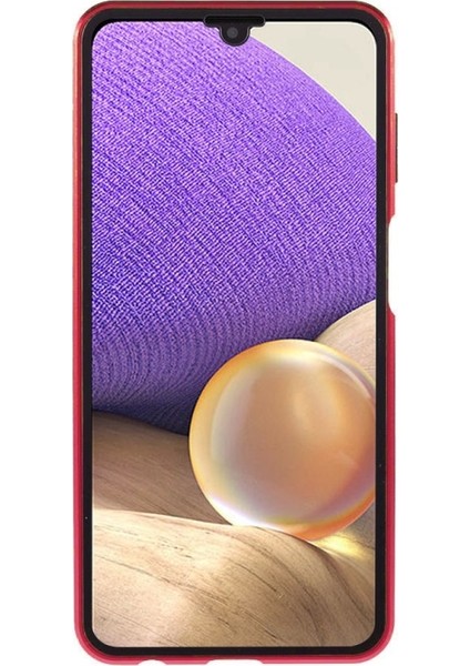Galaxy A32 5G/M32 5g Için Manyetik Metal Çerçeve + Çift Taraflı Temperli Cam Telefon Kılıfı - Kırmızı (Yurt Dışından) modelleri