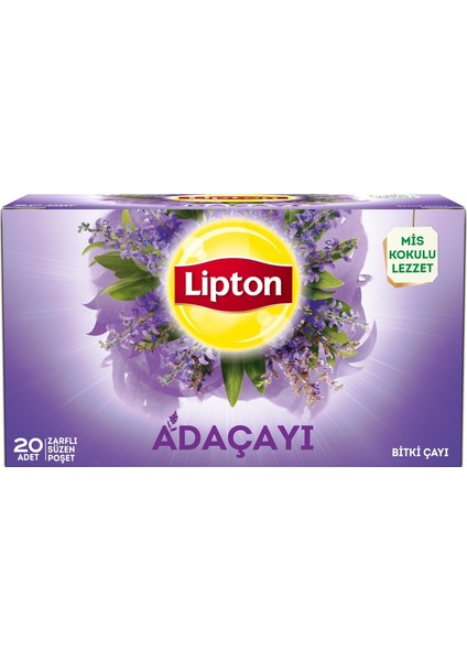 Adaçayı Bardak Poşet Bitki Çayı 20'li x 4