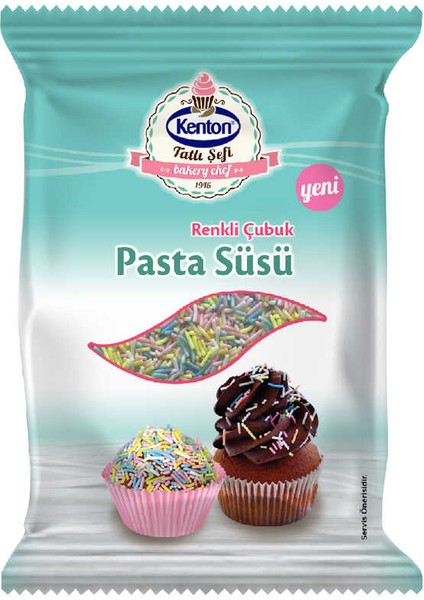 Çubuk Pasta Süsü Renkli 40 gr
