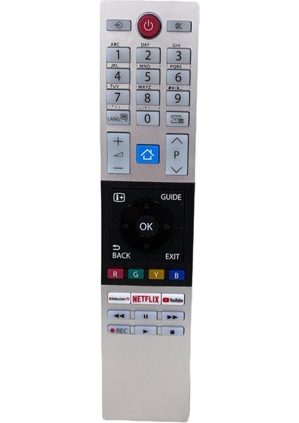 CT-8528 Rakuten Tv Youtube Netflix Tuşlu Tv Uzaktan Kumanda CT-8528