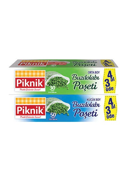 Buzdolabı Poşeti Karma 130'lu