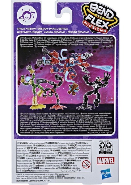 Marvel Spider-Man Bend-Flex Missions Venom F3741-F3845