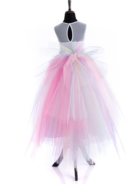 Unicorn Elbise Uzun Lady Pembe