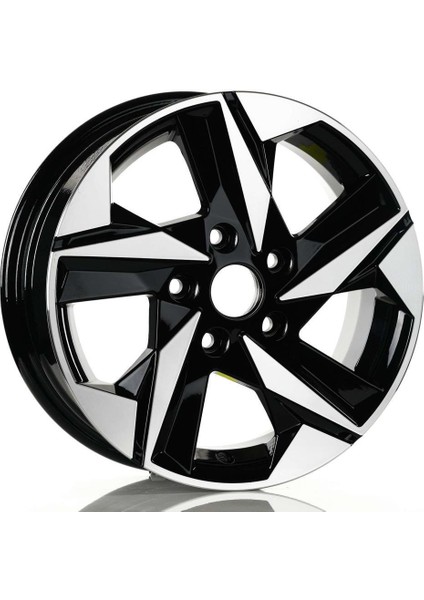 EMR-A307-02 6.0X15"-4X100 ET40 67.1 Black Diamond Jant (4 Adet)