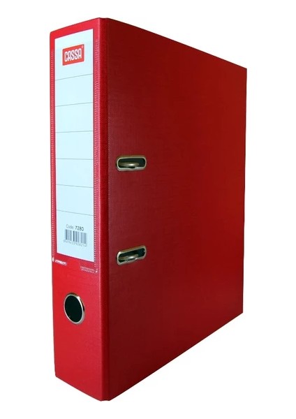 Geniş Plastik Klasör Kırmızı