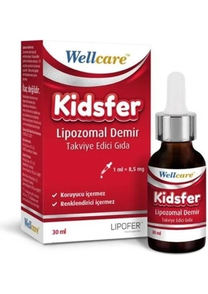 Kidsfer Lipozomal Demir Damla 30 ml