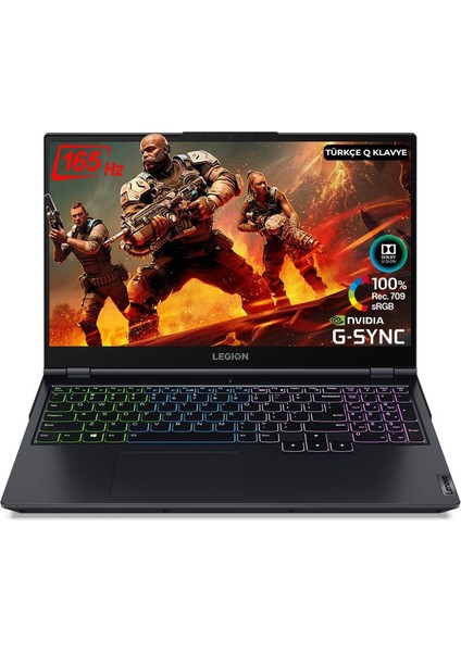 Legion 5 82JH002JTX05 Intel Core I7-11600H 16GB 2TB SSD RTX3060 15.6" FHD Freedos Taşınabilir Bilgisayar