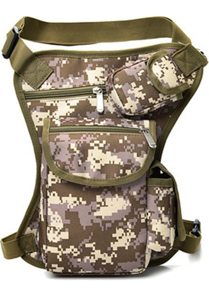 Çok Fonksiyonlu Açık Sürme Kanvas Bacak Çantası Taktik Bel Çantası